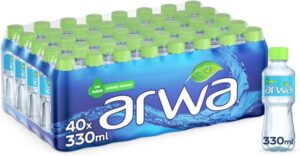 مياه شرب معباة من اروا، عبوة من 40 قطعة × 330 مل - افضل مويه للشرب